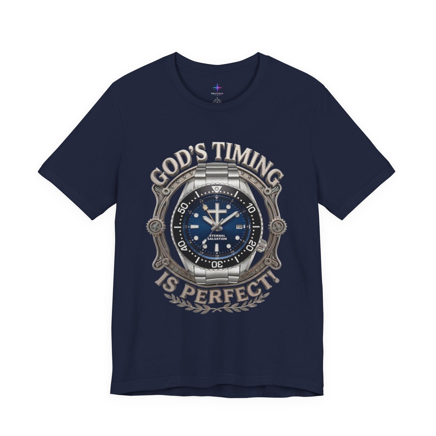God's Timing Is Perfect Watch Lover T-Shirt | Christian Graphic Tee 1
