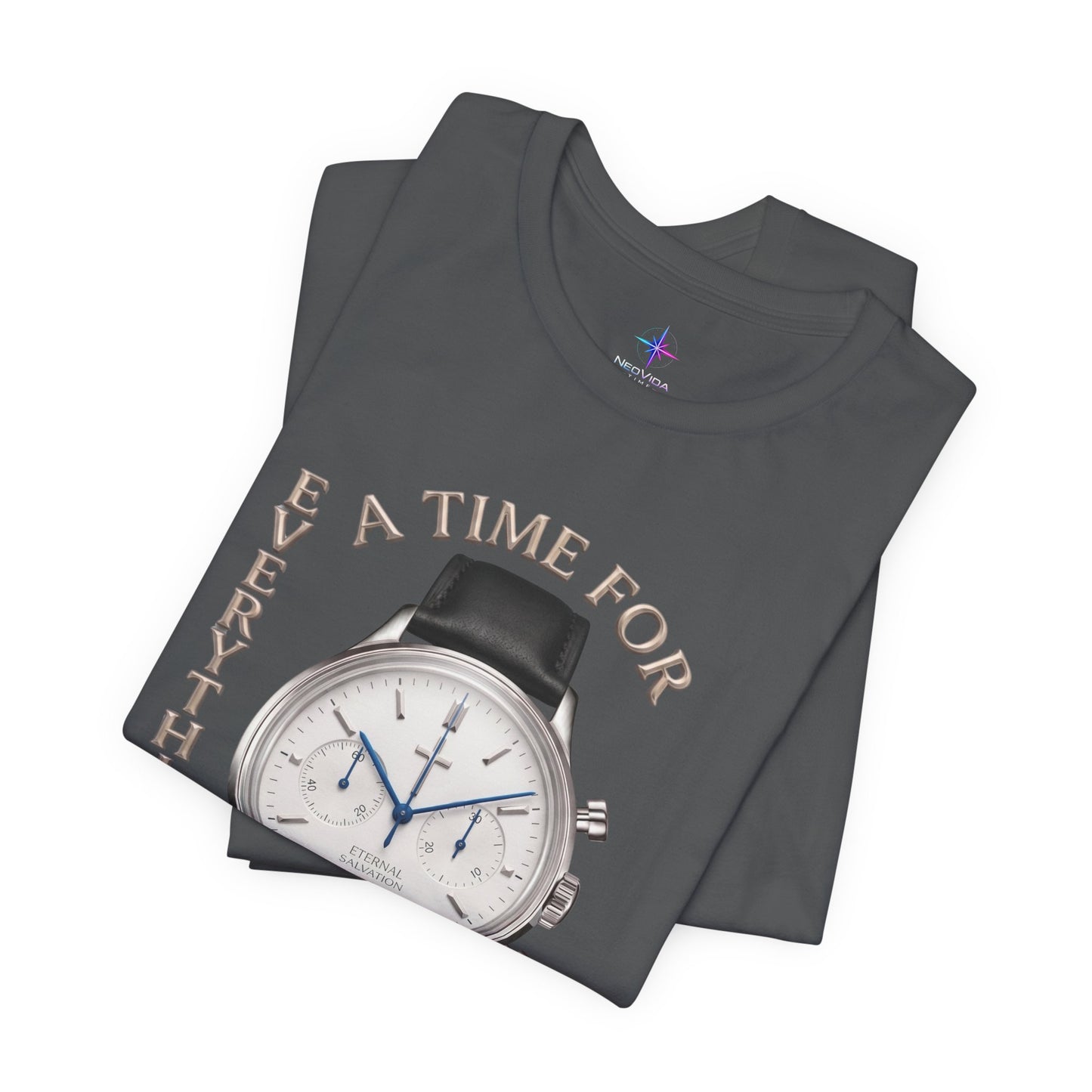 "A Time for Everything" Chronograph Graphic T-Shirt