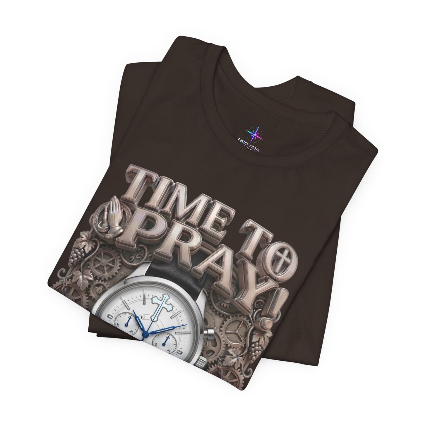 Time To Pray Watch Lover T-Shirt | Christian Graphic Tee 7