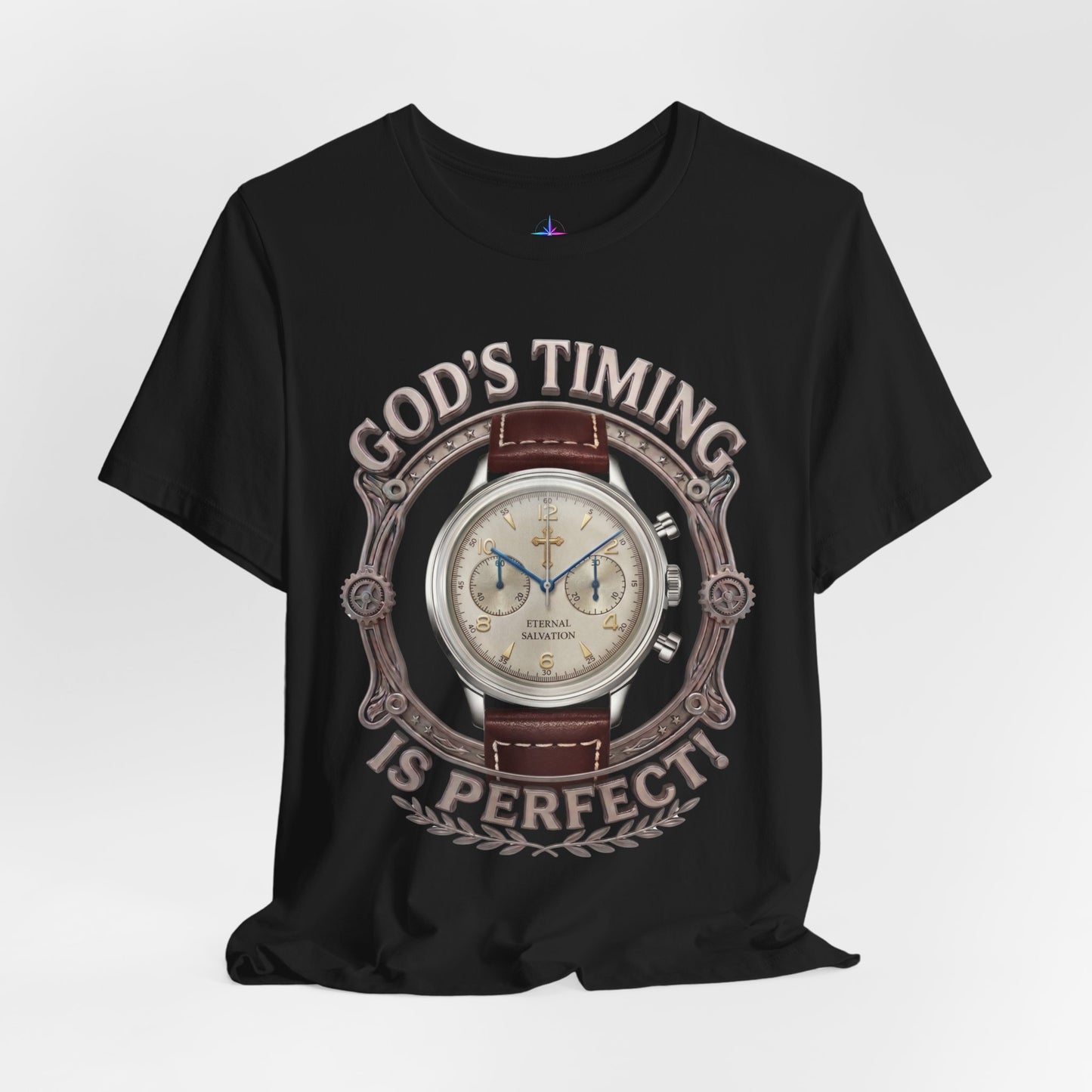 God's Timing Is Perfect Watch Lover T-Shirt | Christian Graphic Tee 7
