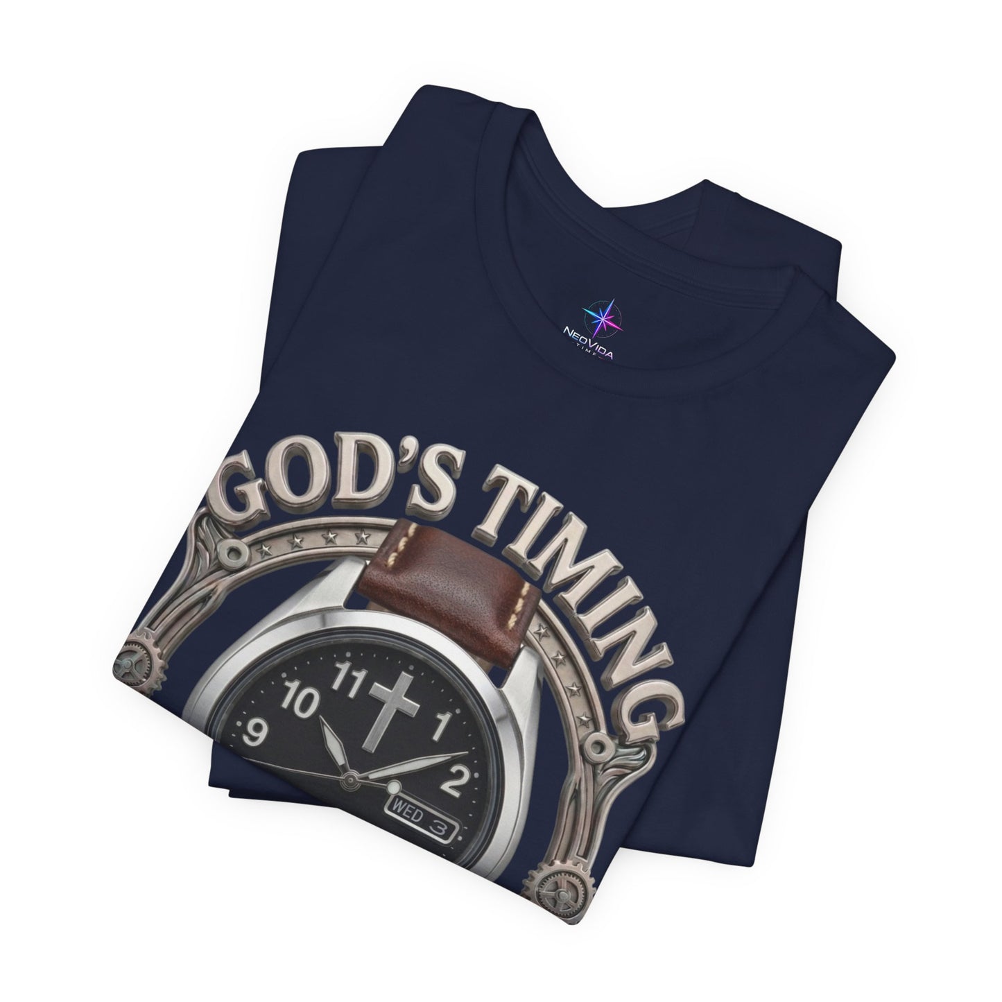 God's Timing Is Perfect Watch Lover T-Shirt | Christian Graphic Tee 6