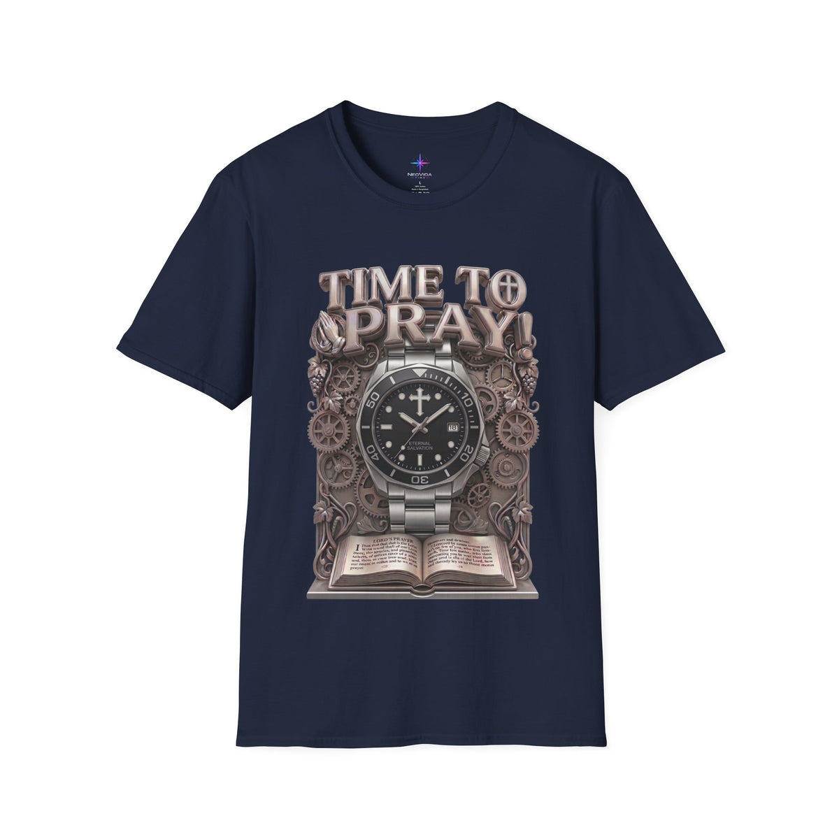 Time to Pray Steel Diver Graphic T-Shirt