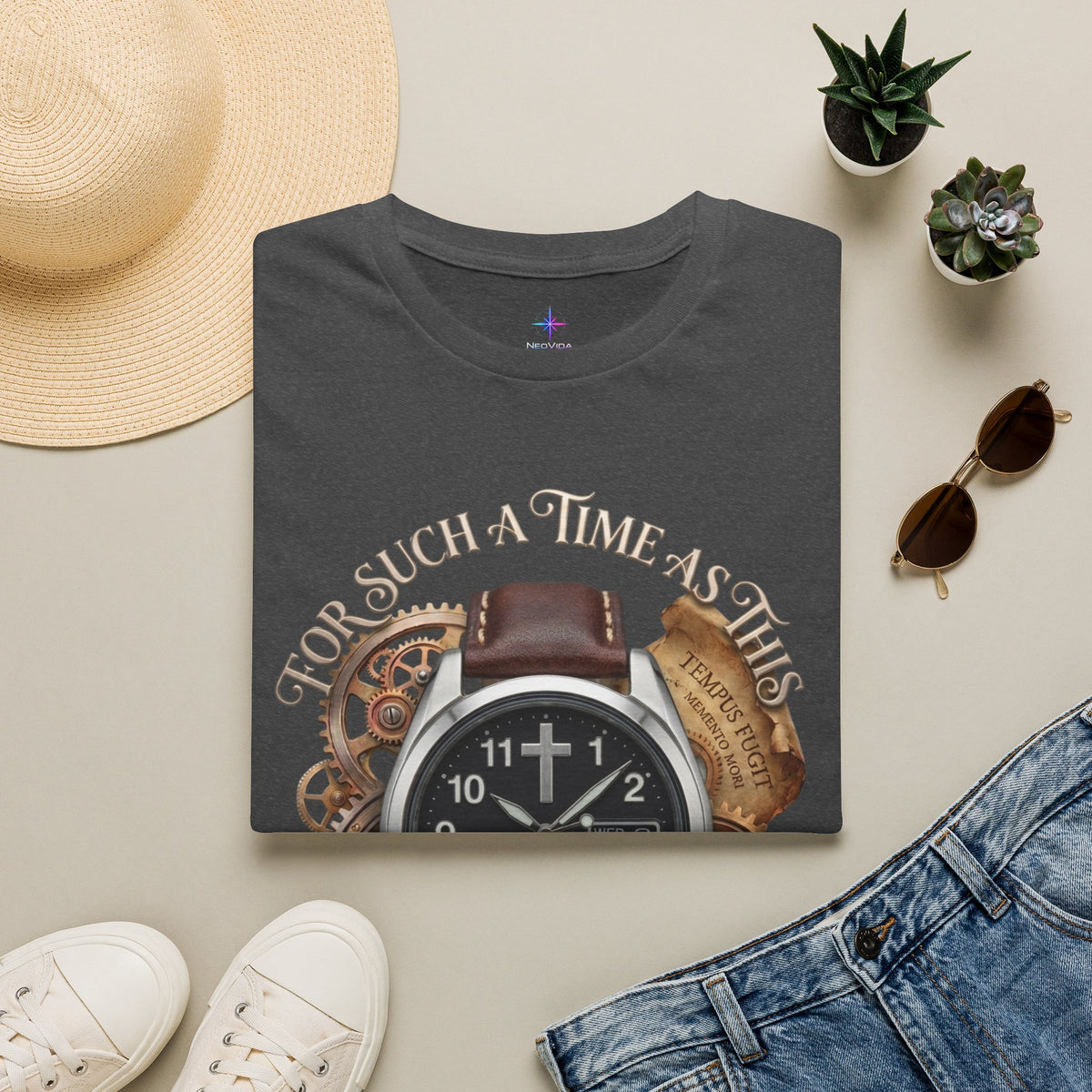 For Such a Time" Field Watch Graphic T-Shirt
