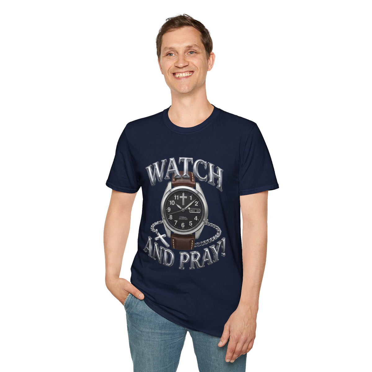 Watch and Pray! Heavyweight Graphic Tee – The Field Duty Edition