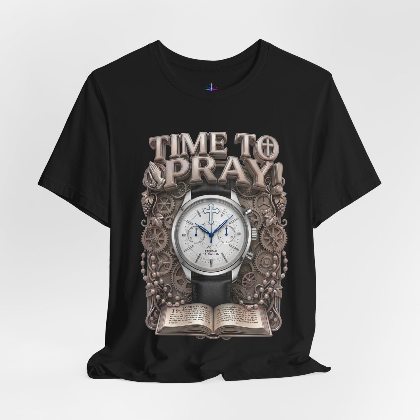 Time To Pray Watch Lover T-Shirt | Christian Graphic Tee 7