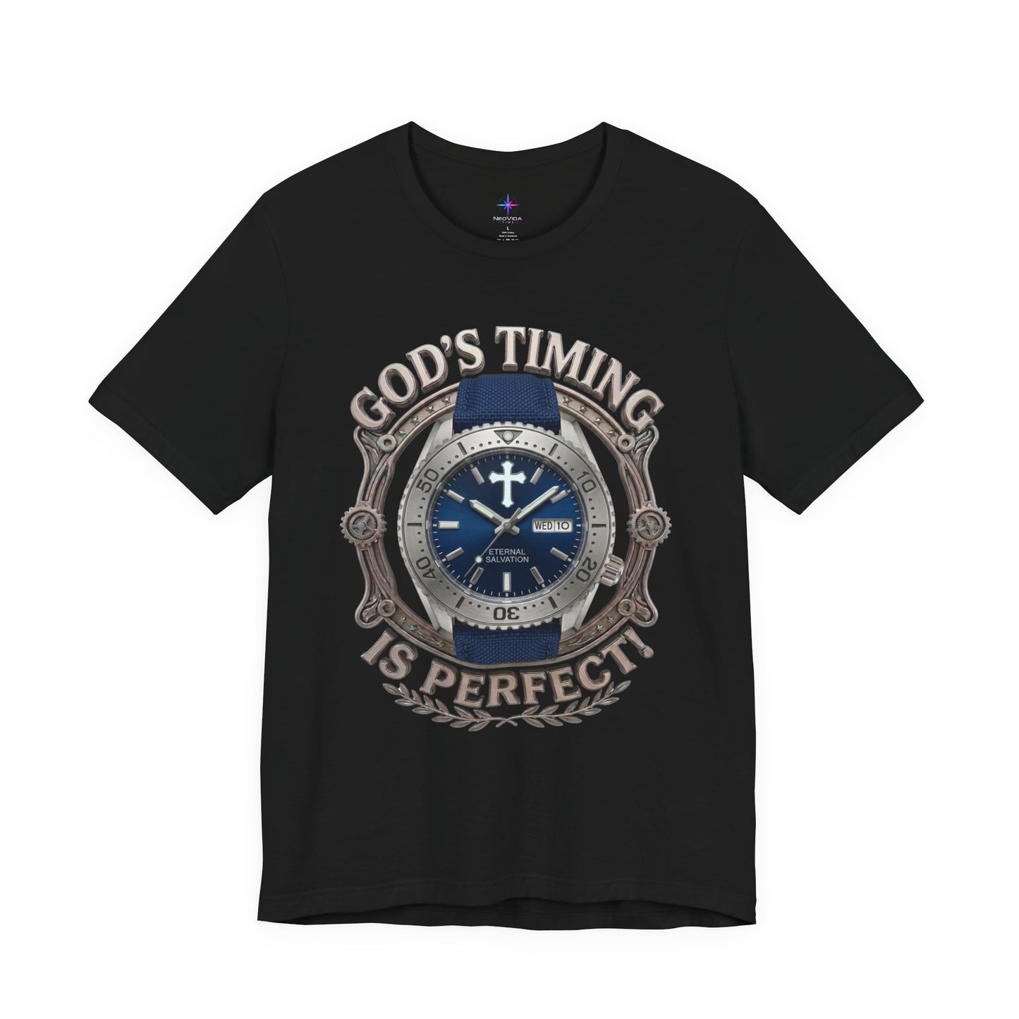 God's Timing Is Perfect Watch Lover T-Shirt | Christian Graphic Tee 2