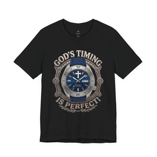 God's Timing Is Perfect Watch Lover T-Shirt | Christian Graphic Tee 2