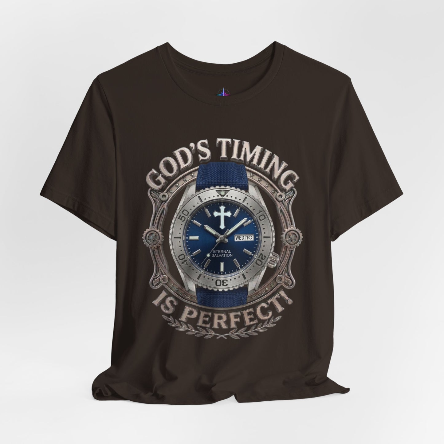 God's Timing Is Perfect Watch Lover T-Shirt | Christian Graphic Tee 2