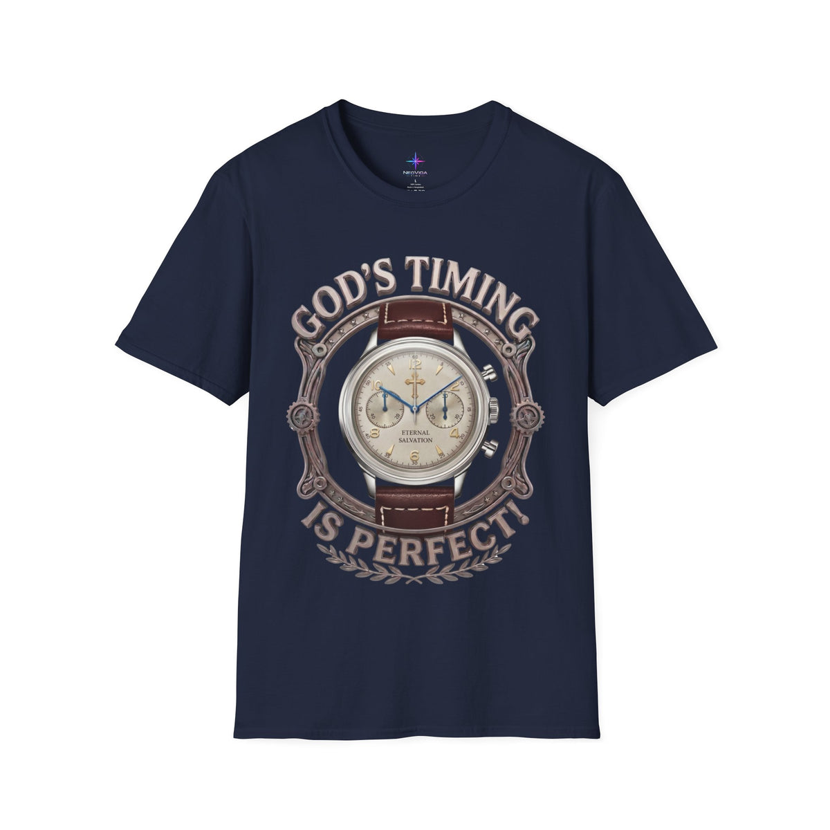 God's Timing Is Perfect Chronograph Watch Graphic T-Shirt
