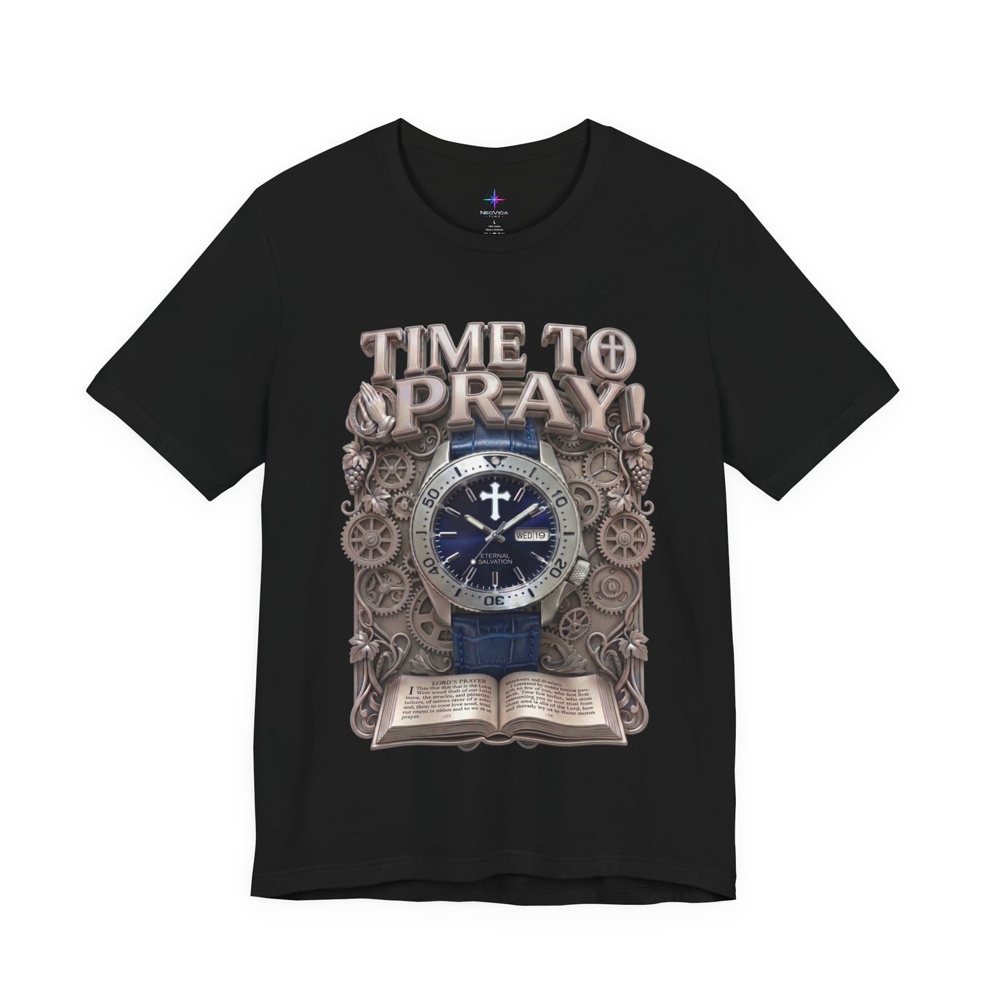 Time To Pray Watch Lover T-Shirt | Christian Graphic Tee 2