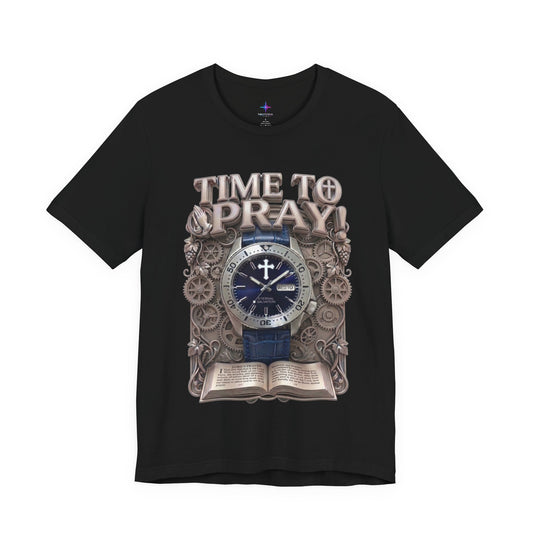 Time To Pray Watch Lover T-Shirt | Christian Graphic Tee 2