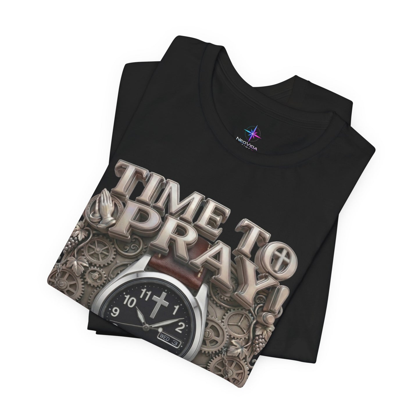 Time To Pray Watch Lover T-Shirt | Christian Graphic Tee 6