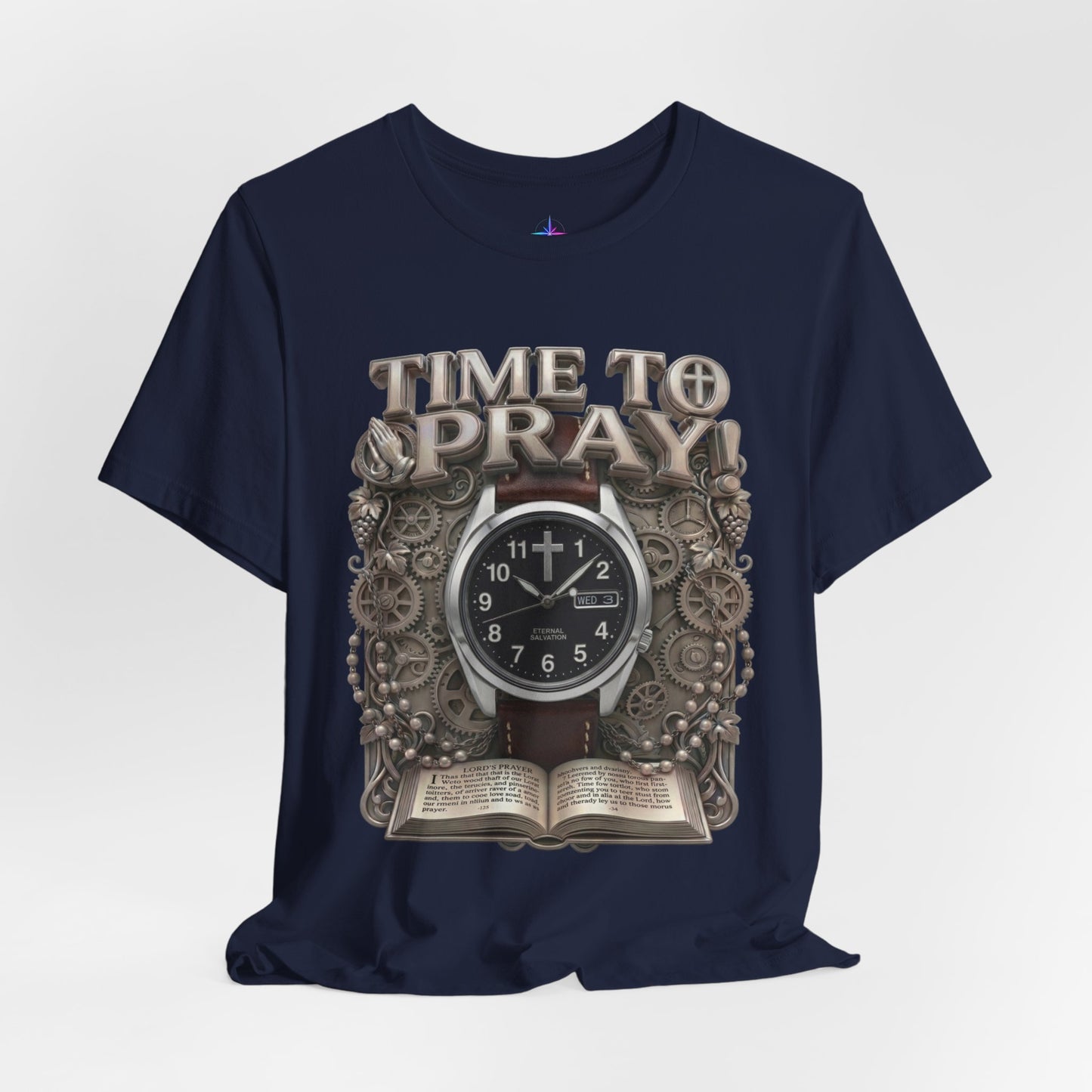 Time To Pray Watch Lover T-Shirt | Christian Graphic Tee 6