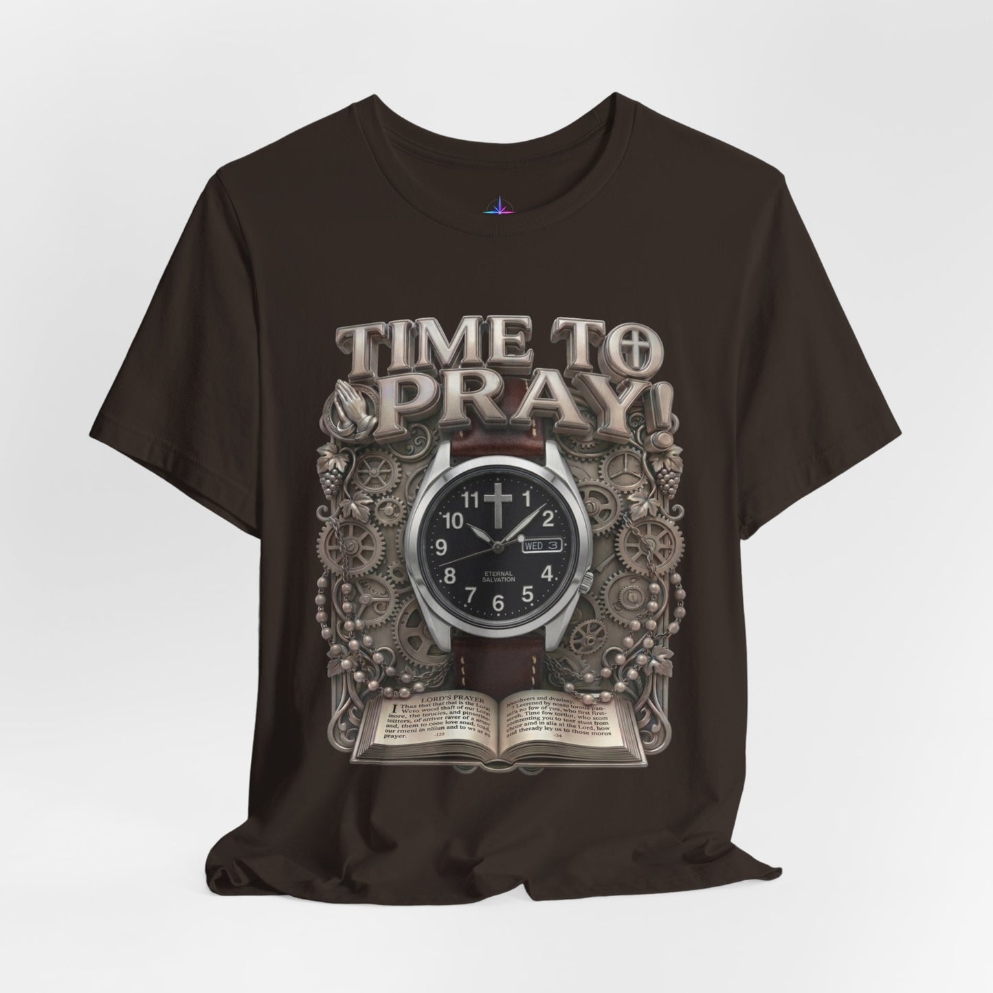 Time To Pray Watch Lover T-Shirt | Christian Graphic Tee 6