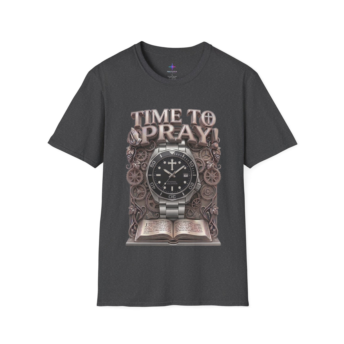 Time to Pray Steel Diver Graphic T-Shirt