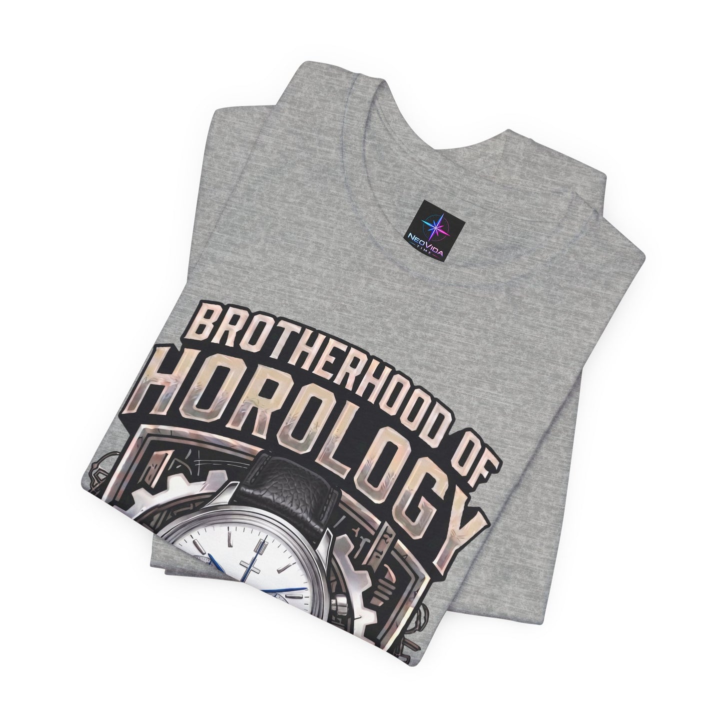 Father's Day Brotherhood of Horology Christian Chrono Watch Lover T-Shirt | A Father in Faith graphic tee