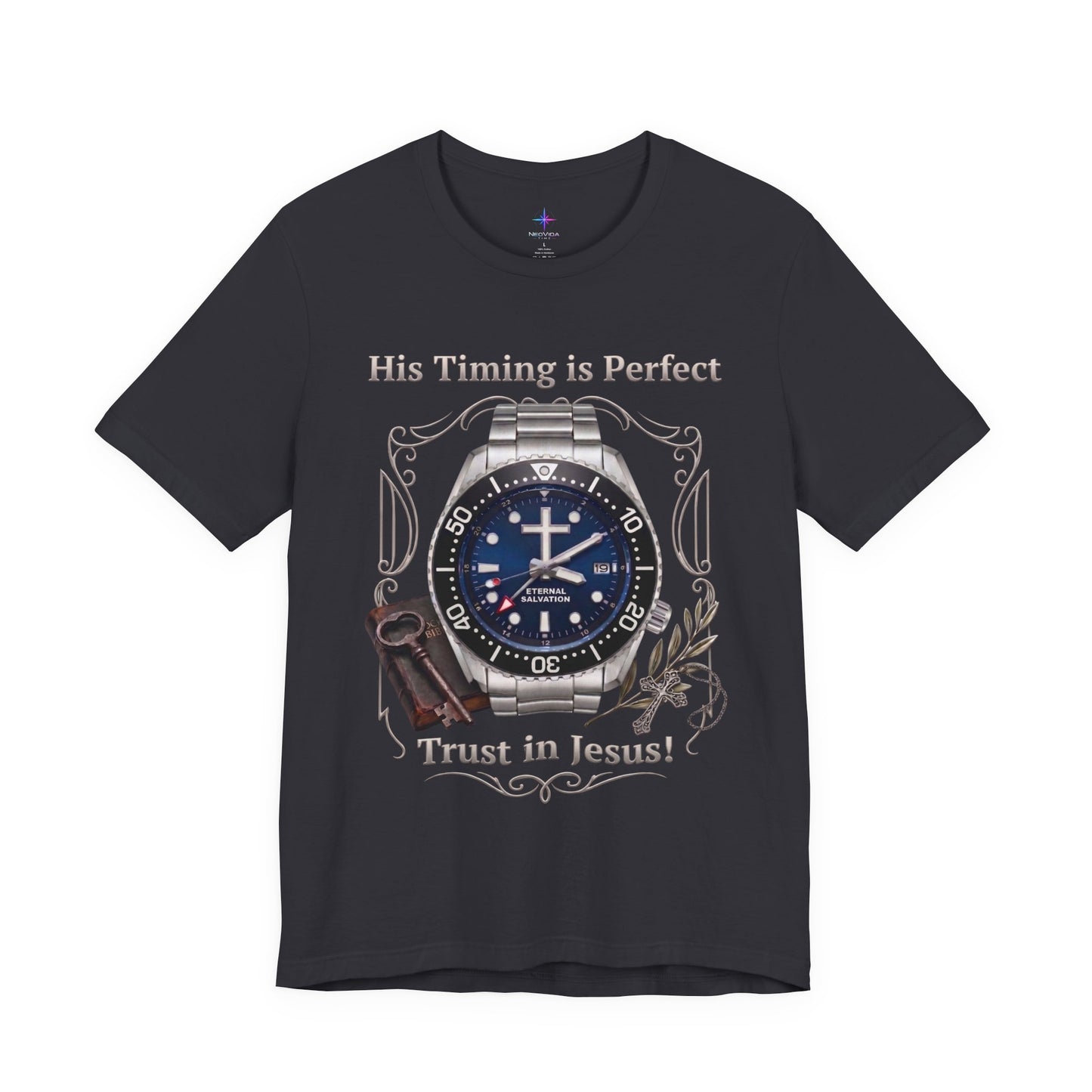 Trust In Jesus Watch Lover T-Shirt | Christian Graphic Tee 1