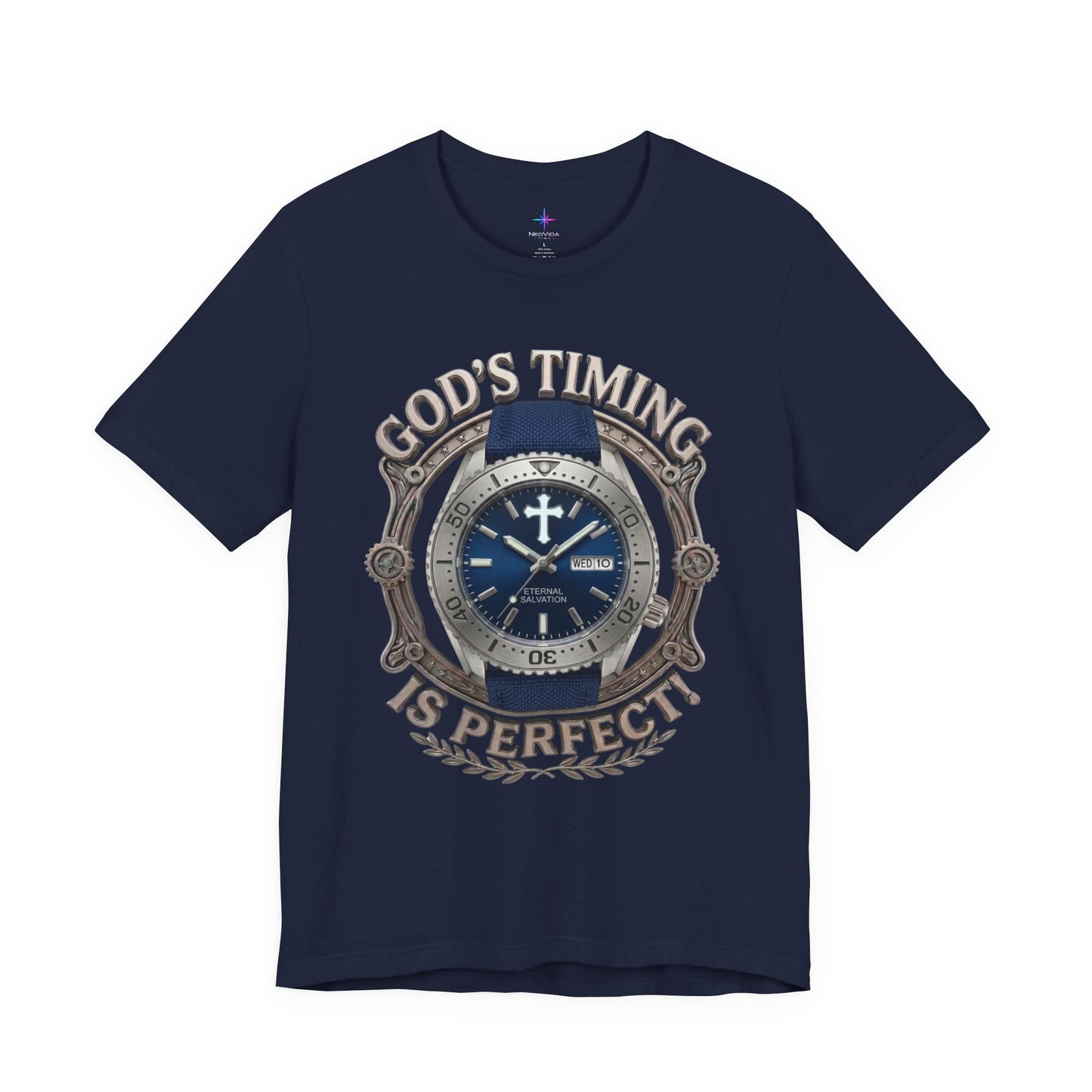 God's Timing Is Perfect Watch Lover T-Shirt | Christian Graphic Tee 2