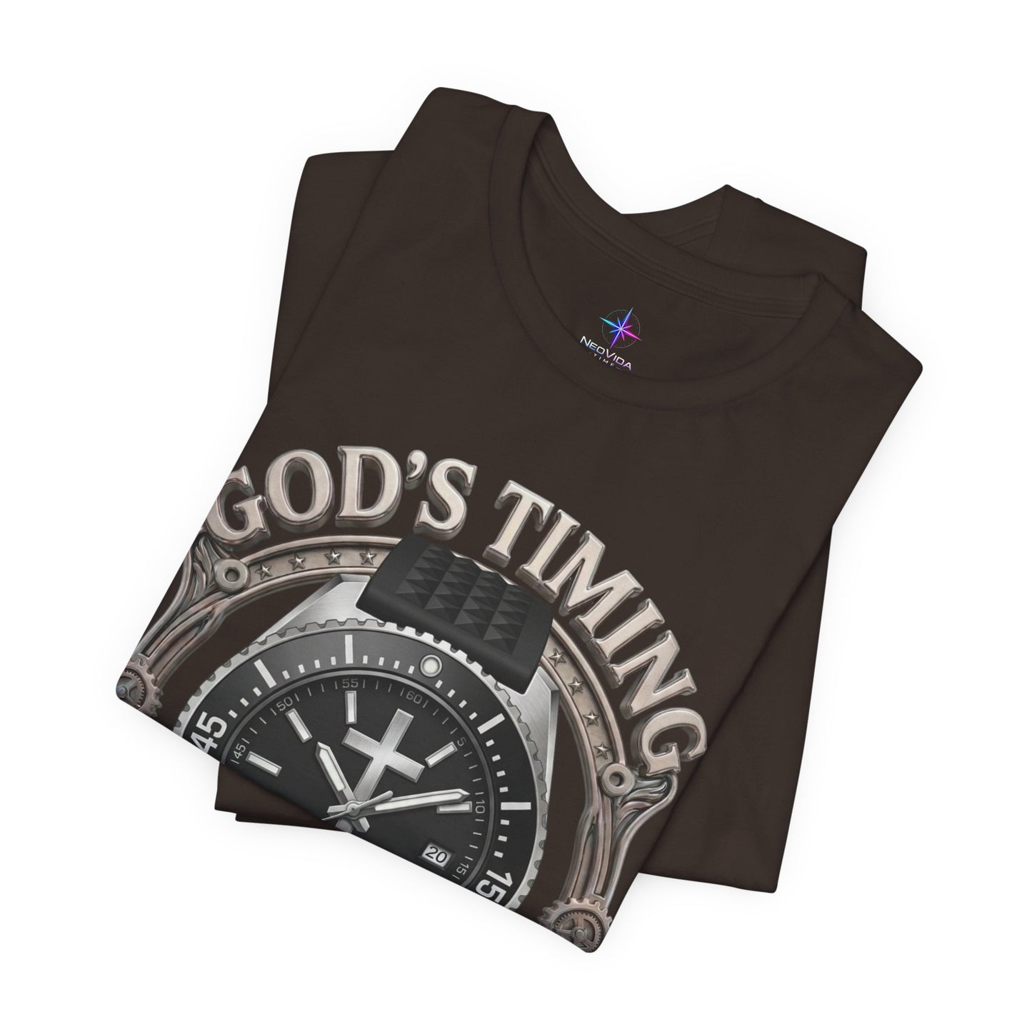 God's Timing Is Perfect Watch Lover T-Shirt | Christian Graphic Tee 5