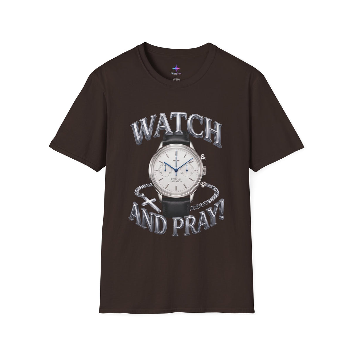Watch and Pray! Heavyweight Graphic Tee – The Chronograph Edition