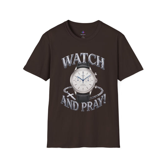 Watch and Pray! Heavyweight Graphic Tee – The Chronograph Edition