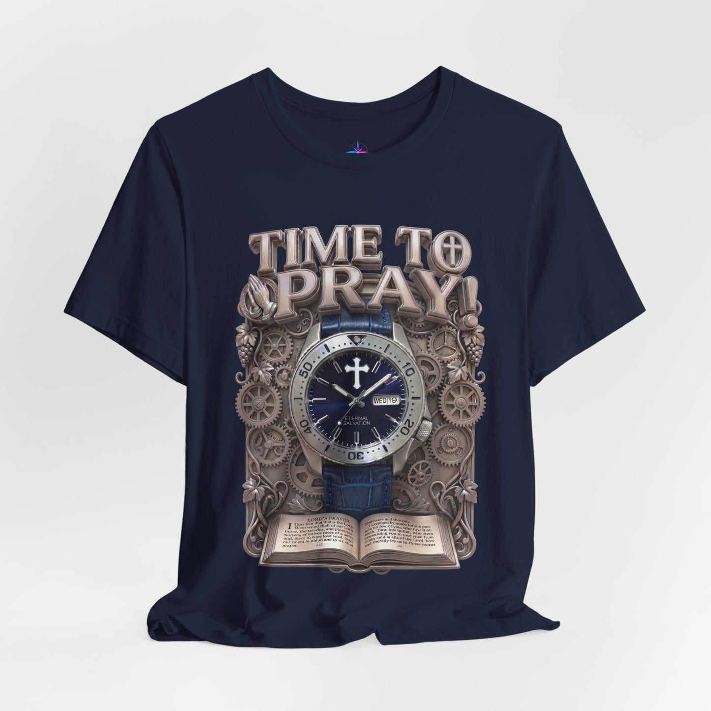 Time To Pray Watch Lover T-Shirt | Christian Graphic Tee 2