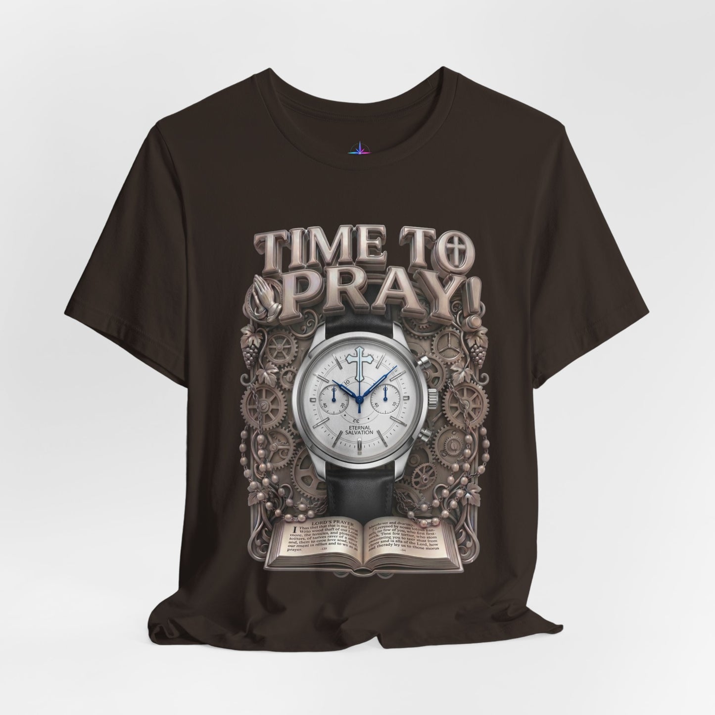 Time To Pray Watch Lover T-Shirt | Christian Graphic Tee 7