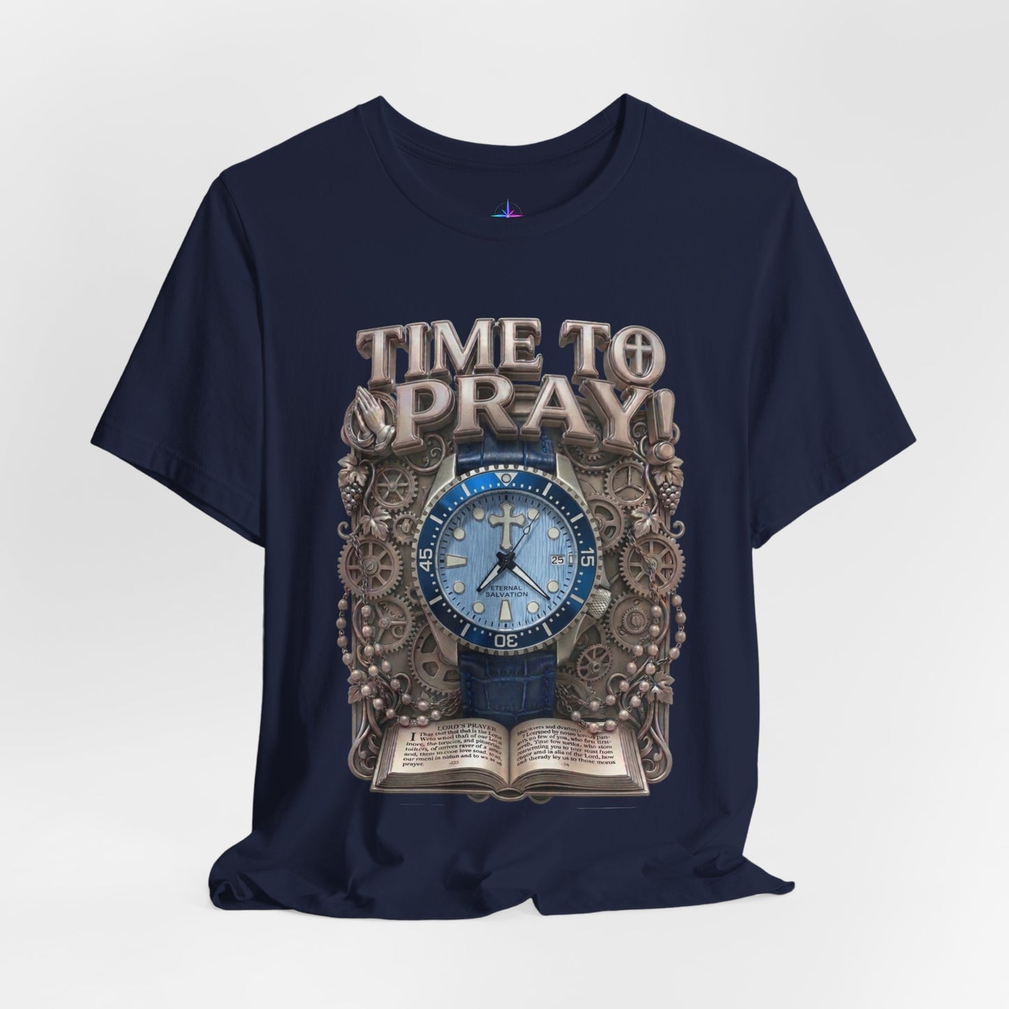 Time To Pray Watch Lover T-Shirt | Christian Graphic Tee 4