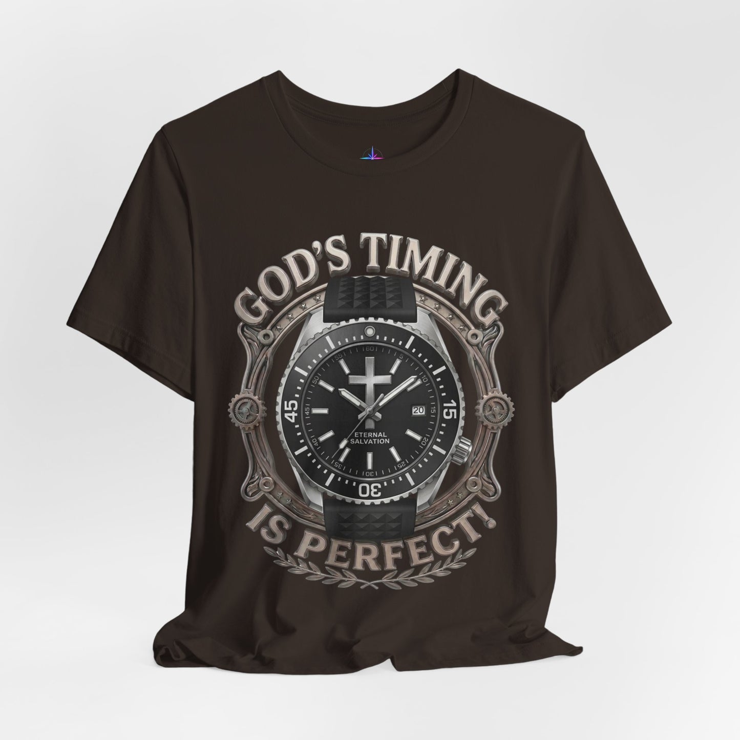 God's Timing Is Perfect Watch Lover T-Shirt | Christian Graphic Tee 5