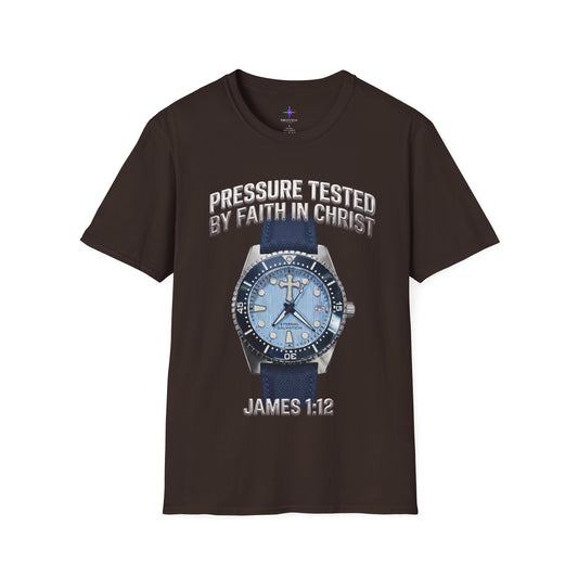 Pressure Tested by Faith In Christ Heavyweight Tee – Ice Wave Diver Edition