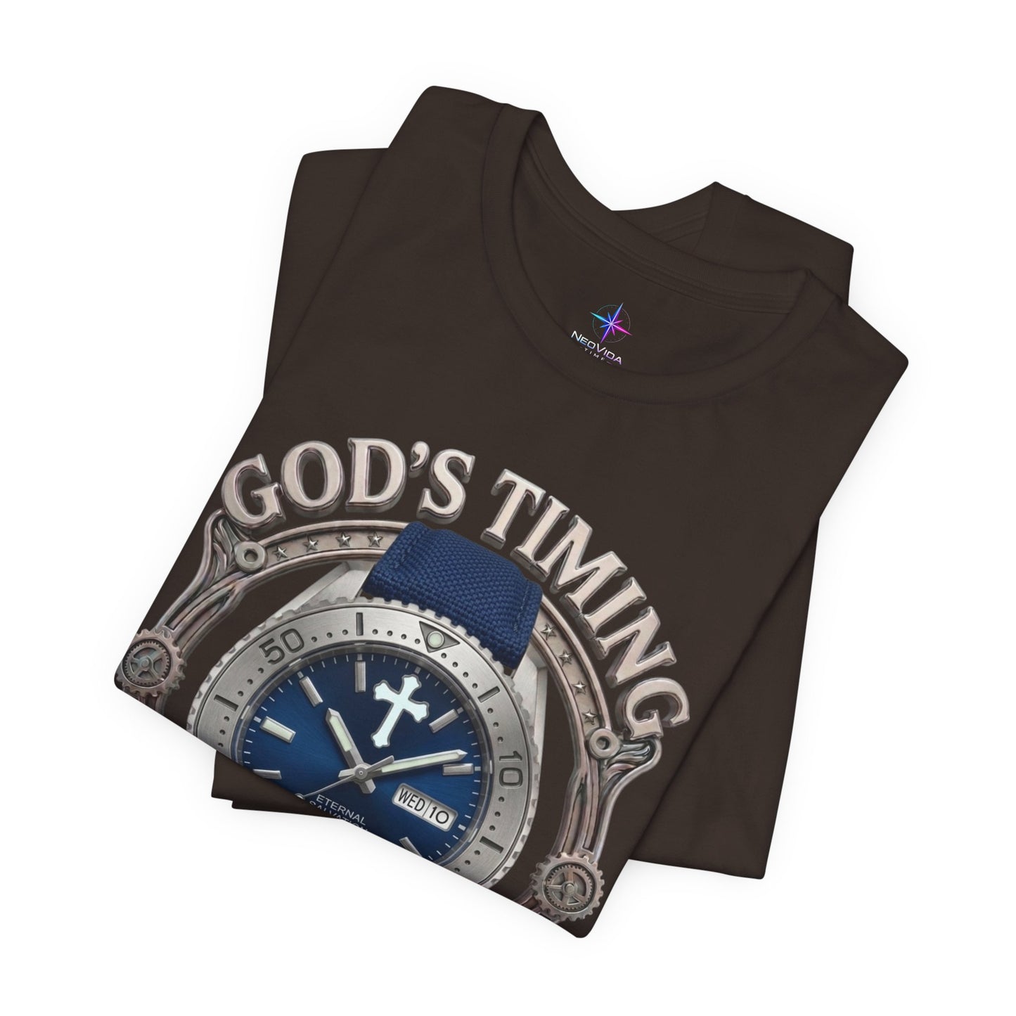 God's Timing Is Perfect Watch Lover T-Shirt | Christian Graphic Tee 2