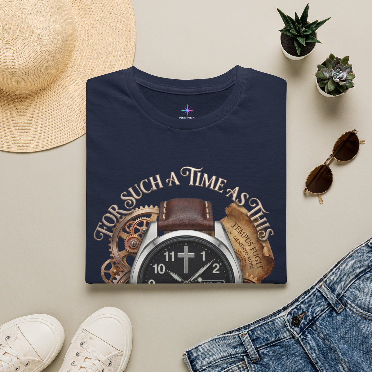 For Such a Time" Field Watch Graphic T-Shirt