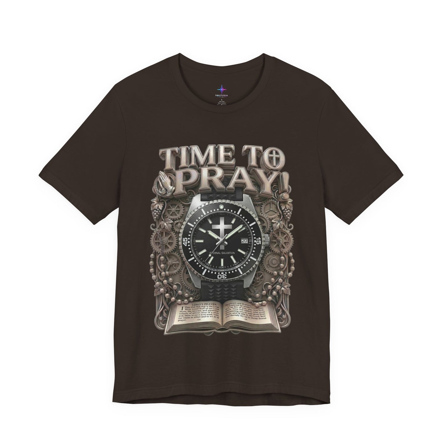 Time To Pray Watch Lover T-Shirt | Christian Graphic Tee 5